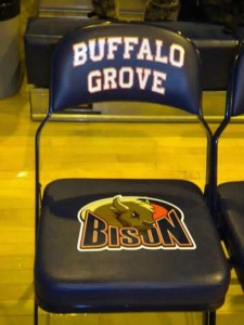 Logo Folding Chairs for Buffalo Grove High School