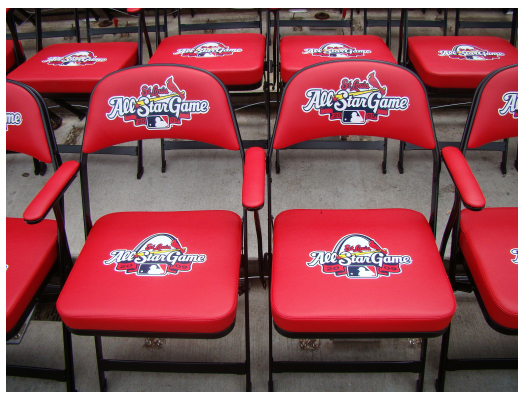 Sideline Chairs with Team Logo